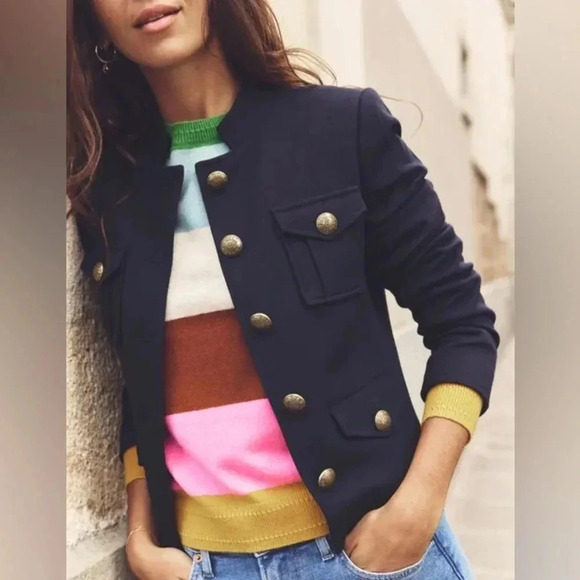 Boden Women’s Military Ponte Jacket - Picture 1 of 6